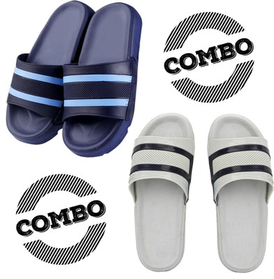 Shoe Island Men Slides(Multicolor , 7)