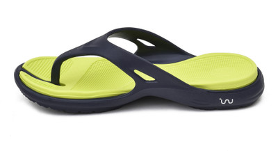 Doubleu Men Flip Flops(Yellow , 6)