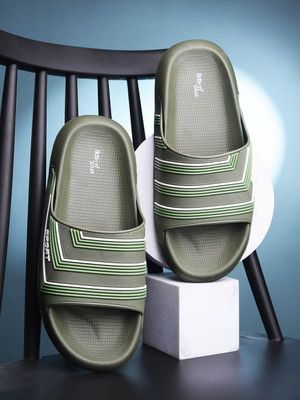 action Men ONTM-23 Slides(Olive, Green , 9)