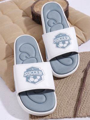 JUMPLITE Women Slippers(Blue , 3)