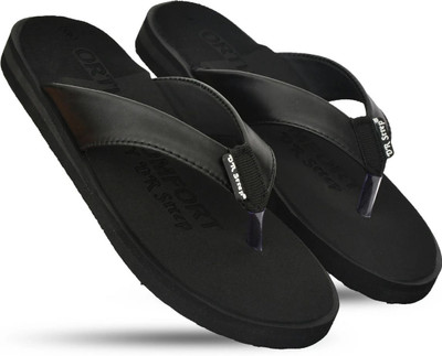 DR STTEP Women Orthopedic Women Slippers Soft Sole Comfort Footwear for Daily Use Slippers(Black , 8)