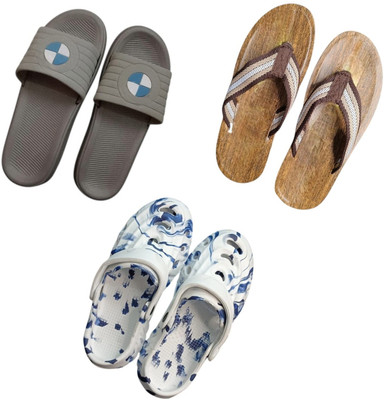 BLIBBERS Men Slippers(Multicolor , 8)