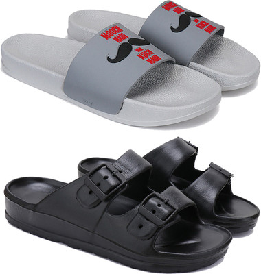 Earton Men Slides(Multicolor , 7)