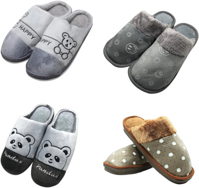 Mahi Enterprises Men Flip Flops(Grey, Grey, Grey, Brown , 8)