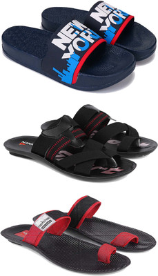 DRACKFOOT Men Slides(Red , 8)