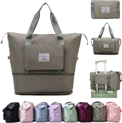 DRVENTERPRISES (Expandable) Foldable Duffle Bag for Travelling Women Luggage bag Multipurpose Duffel Without Wheels