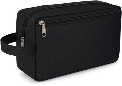Verceys Black Portable Multi Functional Grooming Kit Bag Small Travel Bag(Black)