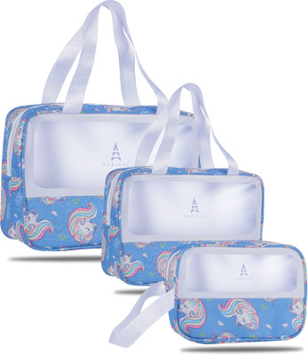 Uratech 3 - Travel Cosmetic Toiletry Pouch Bag Cosmetic Bag(Pack of 3)