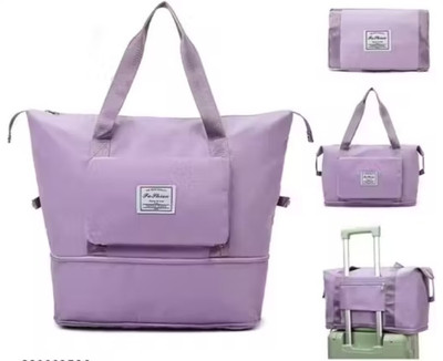alam enterprises ZP-Folding Bag (Purple) Small Travel Bag  - Large(Multicolor)