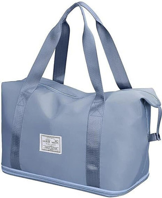 sluzoo duffle travel luggage bag for women, shoulder bag, shopping bag Small Travel Bag(Blue)