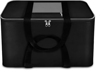 MSRIKA Rectangullar Underbed Storage Bag Multi Purpose Foldable Big Underbed Small Travel Bag  - Medium(Grey, Black)
