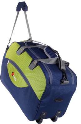 PERFECT STAR (Expandable) 60 L Strolley DuffelBag -DUFFLE LUGGAGE TRAVEL HAVY DUTY AIR bag -Large Capacity Duffel With Wheels (Strolley)