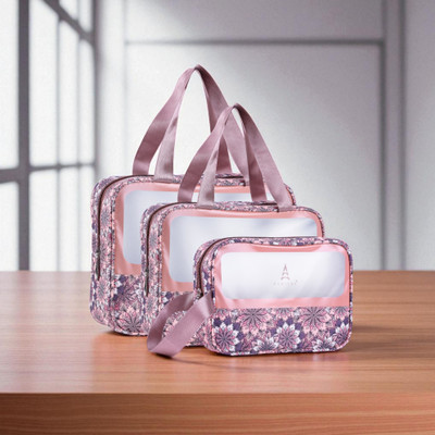 Parisal One Set, Endless Styles – Premium 3-in-1 Bag Collection for Every Look Small Travel Bag  - Large , Medium , Small(Tan, White)