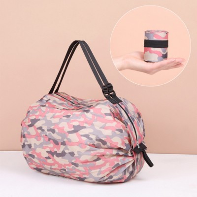 VISUAL ARREST Foldable Shopping Grocery Bag Folding Duffle Small Travel Bag  - Large(Multicolor)