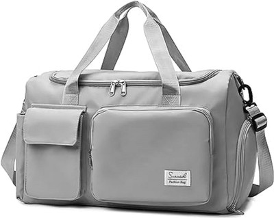 Sapetro Premium Grey Duffel Bag for men and women Small Travel Bag(Grey)