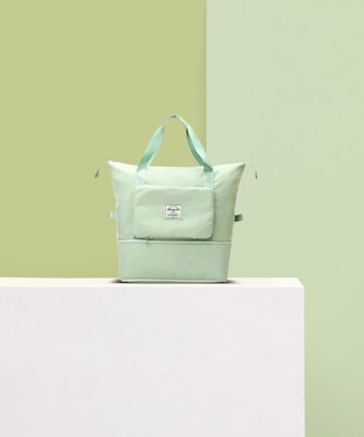 StellaMart Folding Travel Bags Waterproof Travel Luggage Bags for Women Large Capacity Small Travel Bag  - Large(Green)