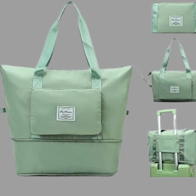 alam enterprises Folding Bag (Light Green) Small Travel Bag  - Large(Green)