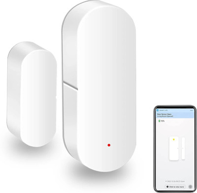 FreshDcart Karomouj WiFi Door Window Sensor Smart Home Security System for Door and Windows(White)