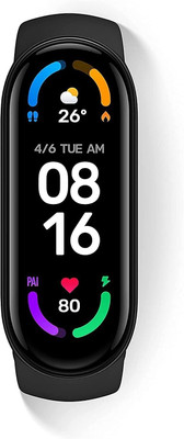 Mi Smart Band 6 - India's No. 1 Activity Tracker(Black Strap, Size : Regular)