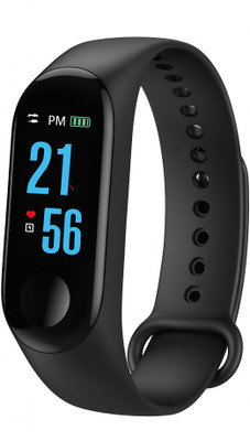 TXOR LUCIFER V2, M3 Smart Fitness Band(Black Strap, Size : Standard)