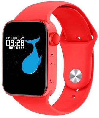 Foxne Point T100 Plus Bluetooth smartwatch With BT Calling(Red Strap, Size : 40mm)