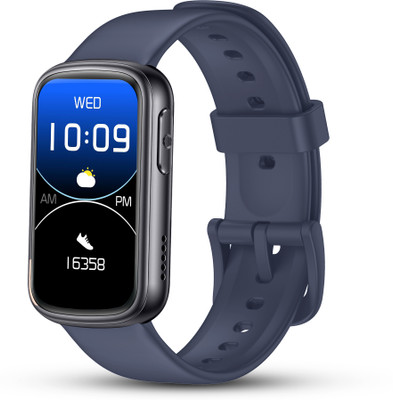 Pebble Dash Fitness Band | Sleek Display, Activity & Health Tracking, Sleep Tracking(Midnight Blue Strap, Size : Free Size)