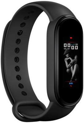 Rhobos MT13 Exercise SmartBAND(Black Strap, Size : Free Size)