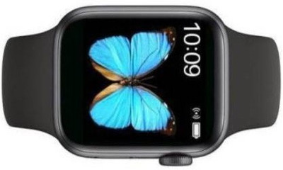 NKL Newly Crown Working Smartwatch 075 Series 7 Bluetooth Calling Value For Money Smartwatch(Black Strap, FREE)