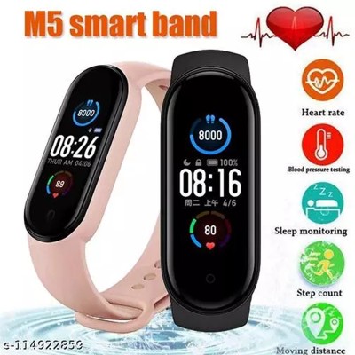 FRONY EAX_258K_M5 Smart band compatiable with all Smartphones(Black Strap, Size : Free Size)