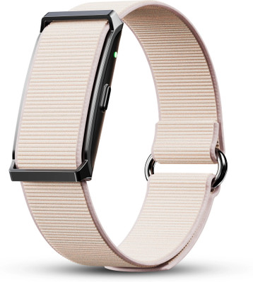 Pebble Qore Fitness Band 45-Day Battery,100+ Sports Modes & Health Suite,Remote Camera(Pink Strap, Size : Free Size)