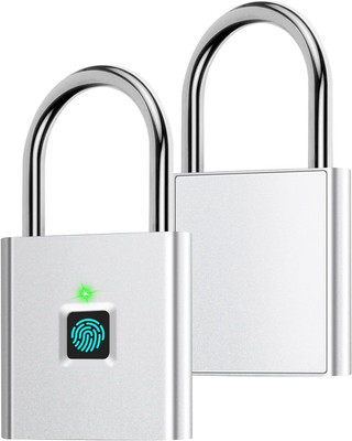 CARTSPACE Keyless Rechargeable Fingerprint Padlock Smart Door Lock Smart Door Lock