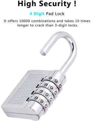 Kadio 4 digit pin lock Smart Door Lock(Grey)
