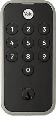 Yale YTYE Silver with Mechanical Key, Pin Code and Backlit Keyboard Smart Door Lock