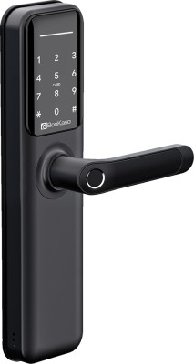 BonKaso H6 Smart Door Lock for Home and Office | 6-Way Unlocking Features- Fingerprint, Passcode, Bluetooth, Key Card, Mechanical Key, OTP Access | 2 Year Warranty Smart Door Lock