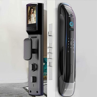 Denler Smart Digital Door Lock with LCD Display Photo Video Recording & Camera Wi-Fi Smart Door Lock
