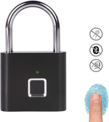 Dwiza Enterprise Keyless Rechargeable Fingerprint Padlock Rechargeable Keyless Anti-theft Security Smart Door Lock