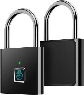 SEVENSPACE Keyless Rechargeable Fingerprint Padlock Smart Door Lock Smart Door Lock Smart Door Lock