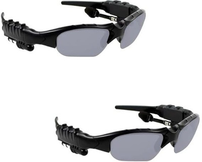 TechKing Polarized Lenses and Stereo Sound for inEar Music(Smart Glasses, Black)