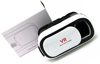 13-HI-13 Virtual Reality VR Headset Glasses Anti-Radiation Adjustable Screen Headband(WHITE)