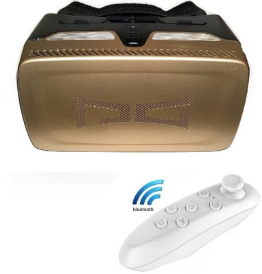 ZINGYOU PlayGlass Virtual Reality Helmet Glasses 3D Video Headset(Smart Glasses, GOLDEN, BLACK)