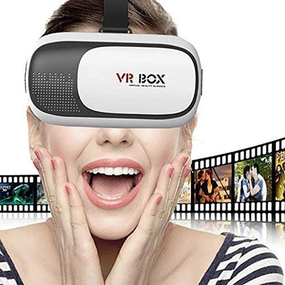 Pawan Virtual Reality Headset 3D Glasses VR 1022(Smart Glasses, Black & White)