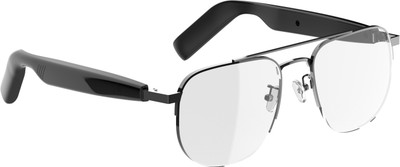 TEKLOOM Smart Bluetooth Audio UV Sunglasses with Mic & Speakers for Men/Women(Smart Glasses, Clear)