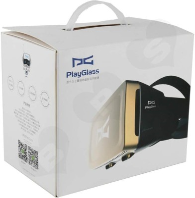IBS Original VR Pro Shinecon Virtual Reality 3D Glasses Headset VRBOX Head Mount(Smart Glasses, MUSTARD GOLD)