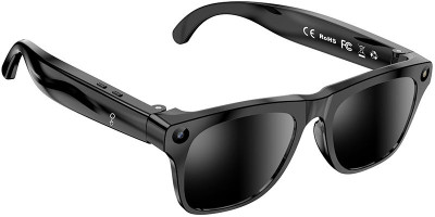 Cubonic Xen 1 Pro Smart Glasses with 8MP HD Camera-Handsfree Photo & Video(Black)
