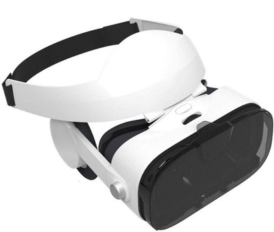 TechKing 3D Virtual Reality Goggles Headset with Over Ears Headphones for all smartphones(Smart Glasses, Multicolor)
