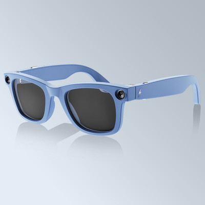 Fire-Boltt Fire-Lens F1 AI Camera Smart Glasses | 8MP | Hands-Free Photo & Video |Vision AI(Smart Glasses, Ocean Drip Dark Grey Halo solid)