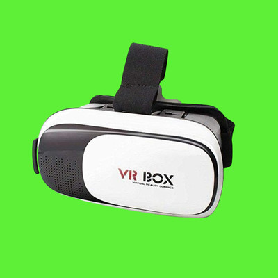 Kav Virtual Reality 3D Glasses Headset | Kids & Adults for 3D Gaming & Videos VR Box(Smart Glasses, White, Black)