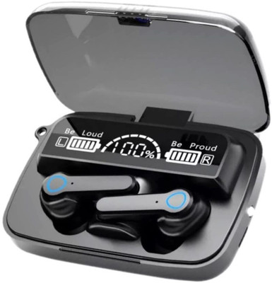 BRSS M19 HEADSET/TWS/EARPHONE/ BLUTOOTH EARBUDS/ WIRELESS BLUTOOTH VERSION V5.3 Bluetooth(Black, In the Ear)