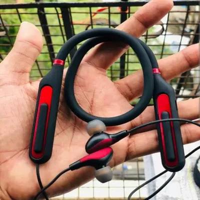 dilgona Best Wireless Bass Booster neckband with Mic/SD Card Slot Bluetooth Headset Smart Headphones