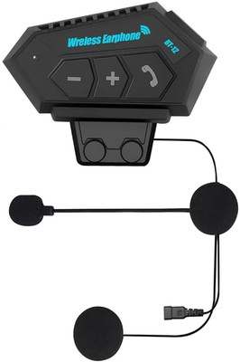 Cubonic BT12 On-Ear Helmet Wireless Dual Earphone Bluetooth Calling and Music Smart Headphones(Wireless)